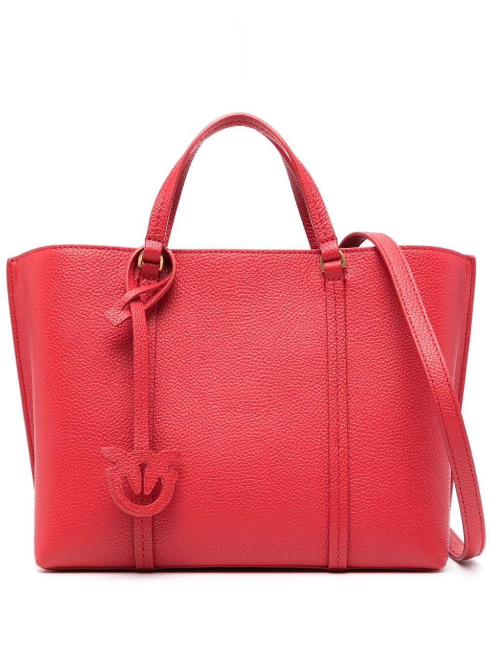 leather tote bag - 1