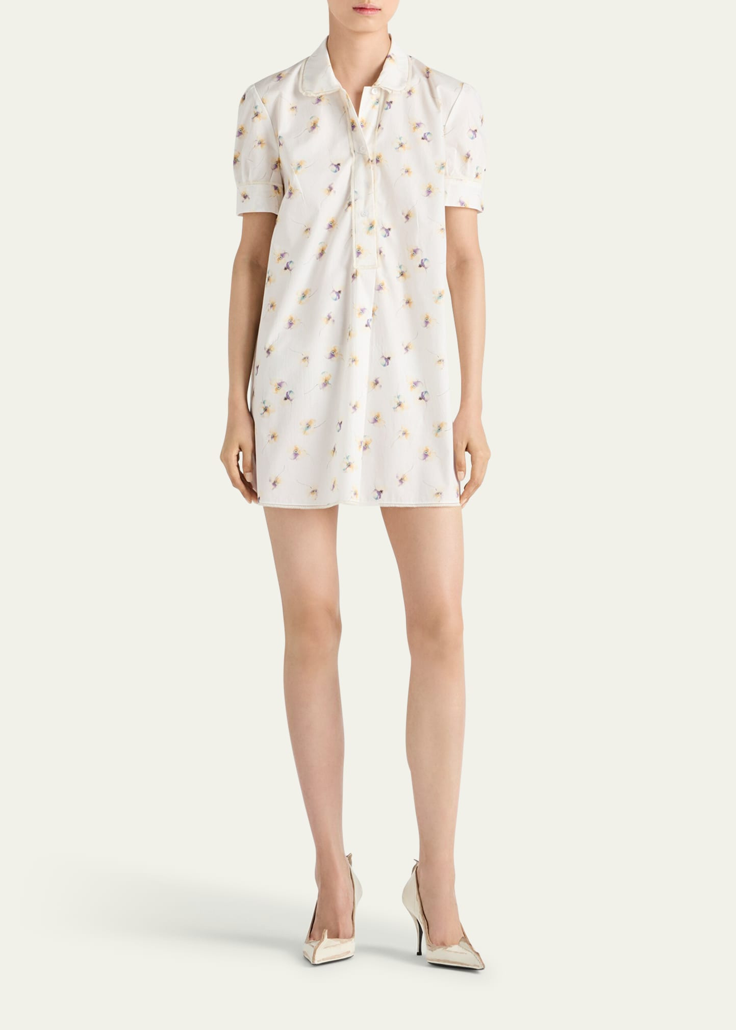 Primula Poplin Belted Mini Shirtdress - 2
