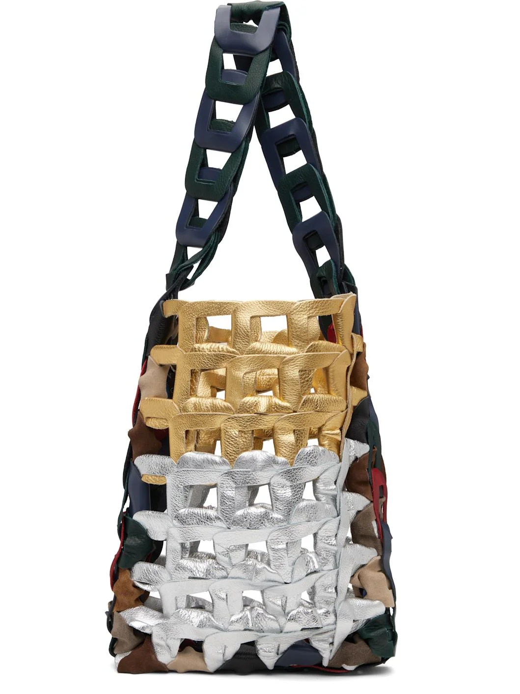 Multicolor Links Medium Tote - 1