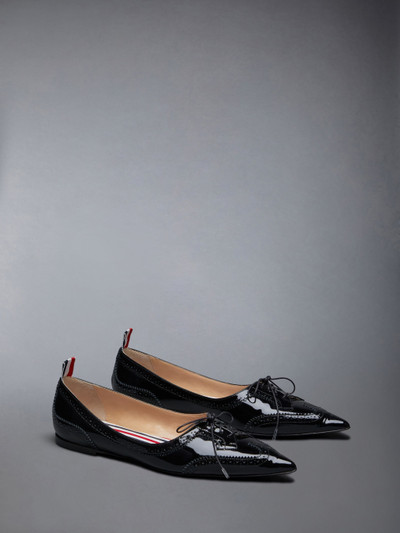 Thom Browne pointed-toe leather loafers outlook