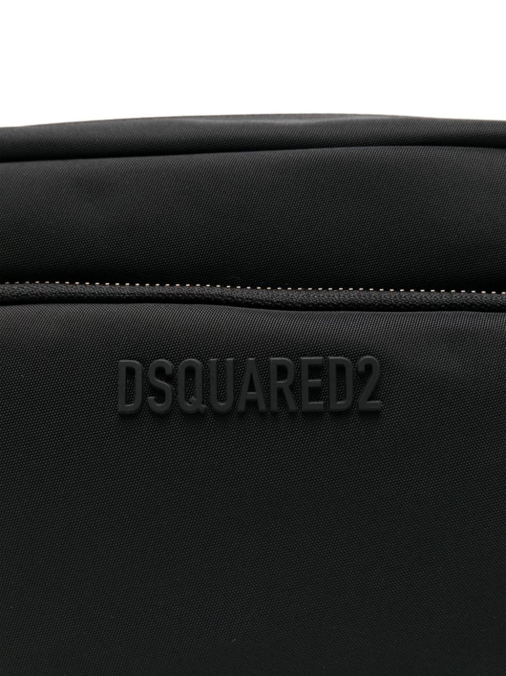logo-lettering messenger bag - 4