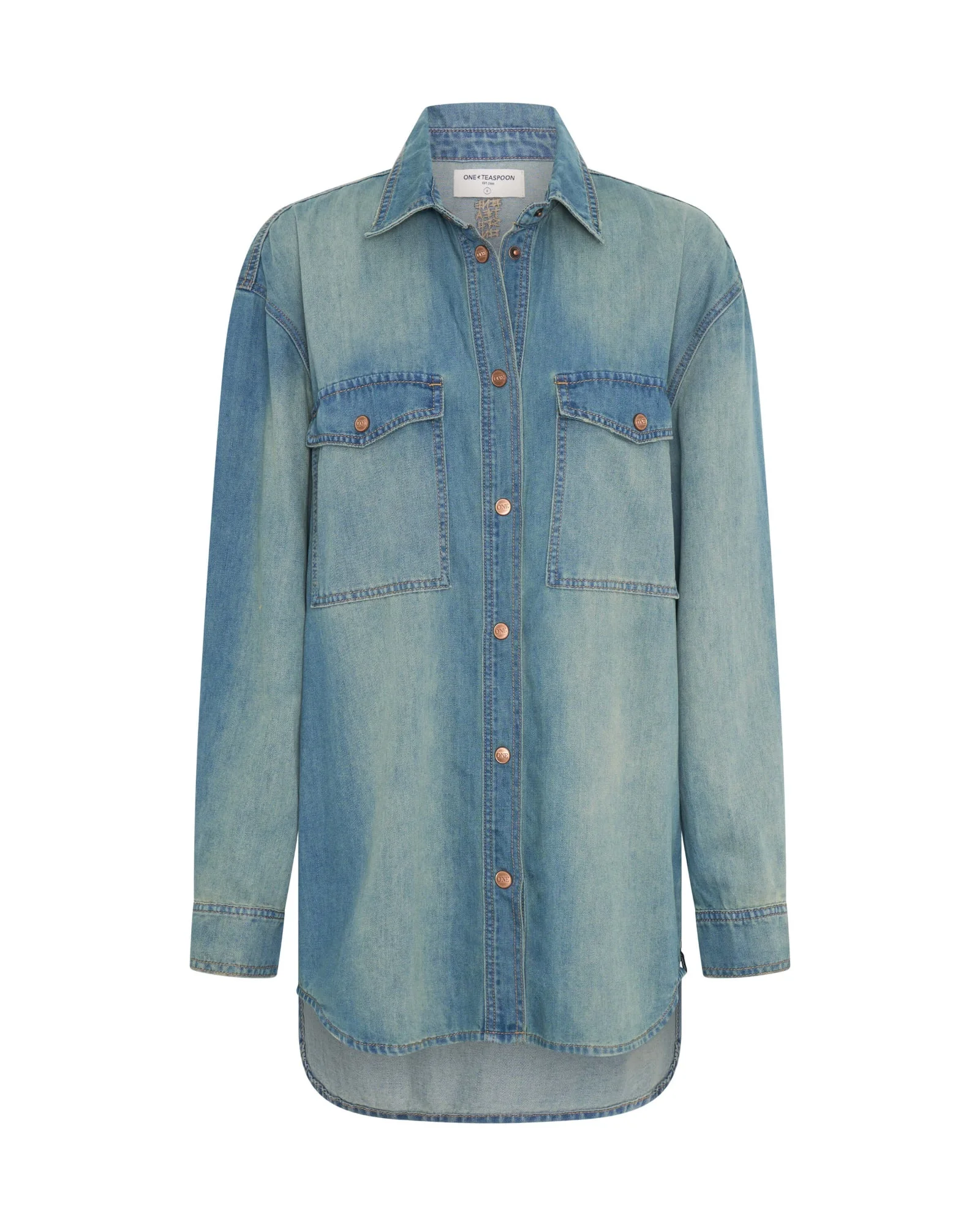Essential Denim Shirt - Blue Ranch - 1