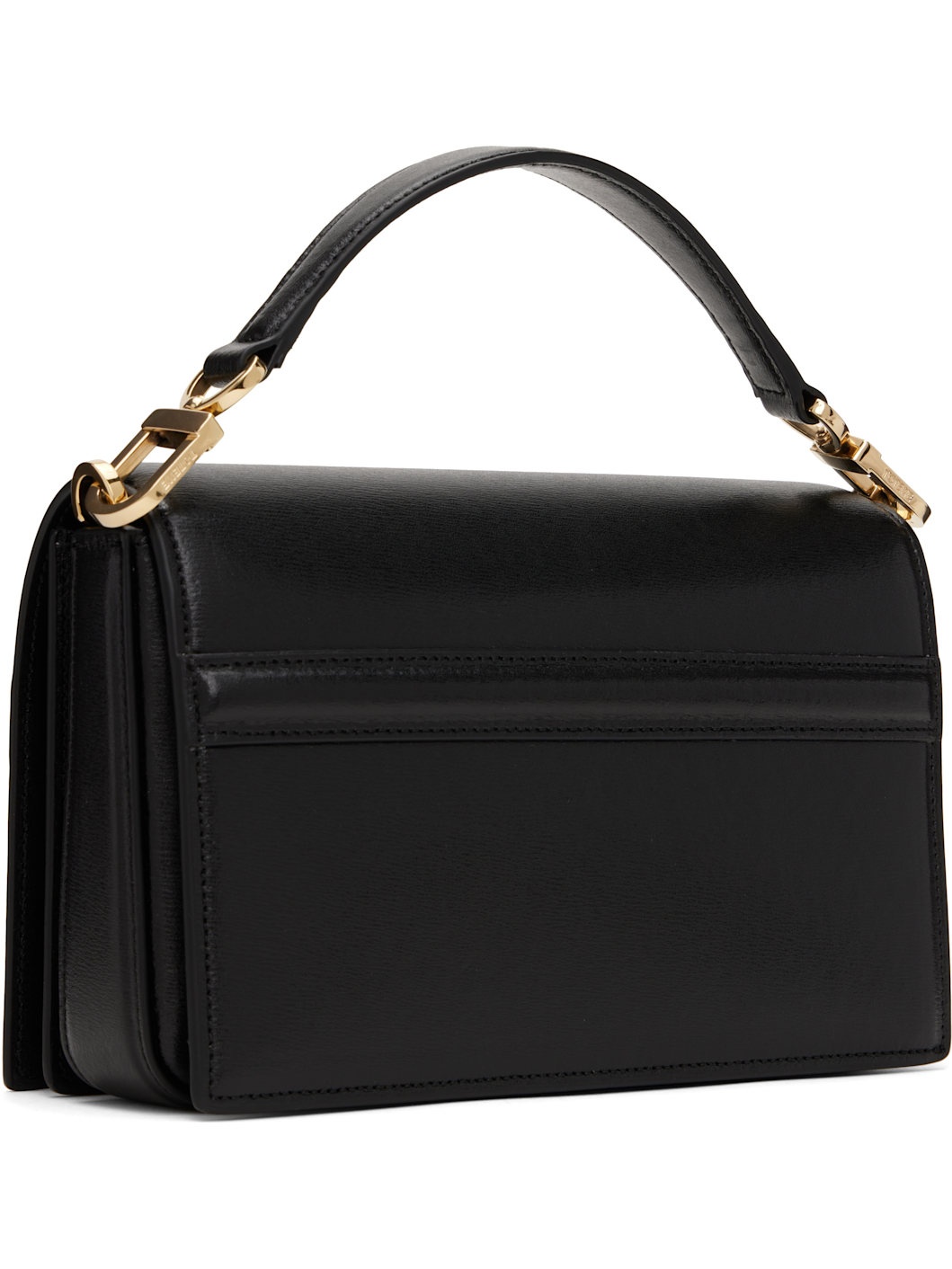 Black Mini T-Flap Leather Bag - 3