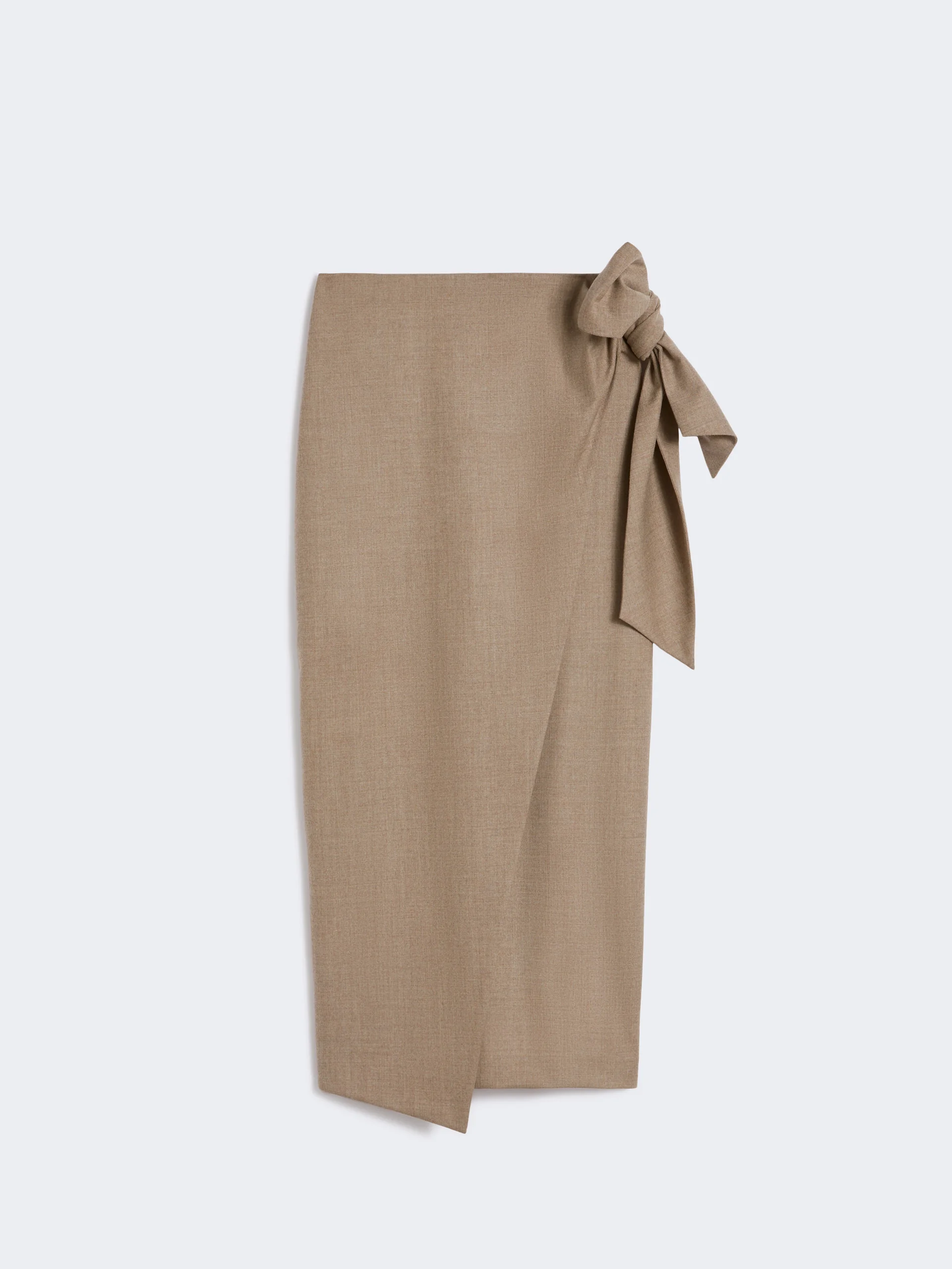 BINGO Long, stretch-cashmere skirt - 1