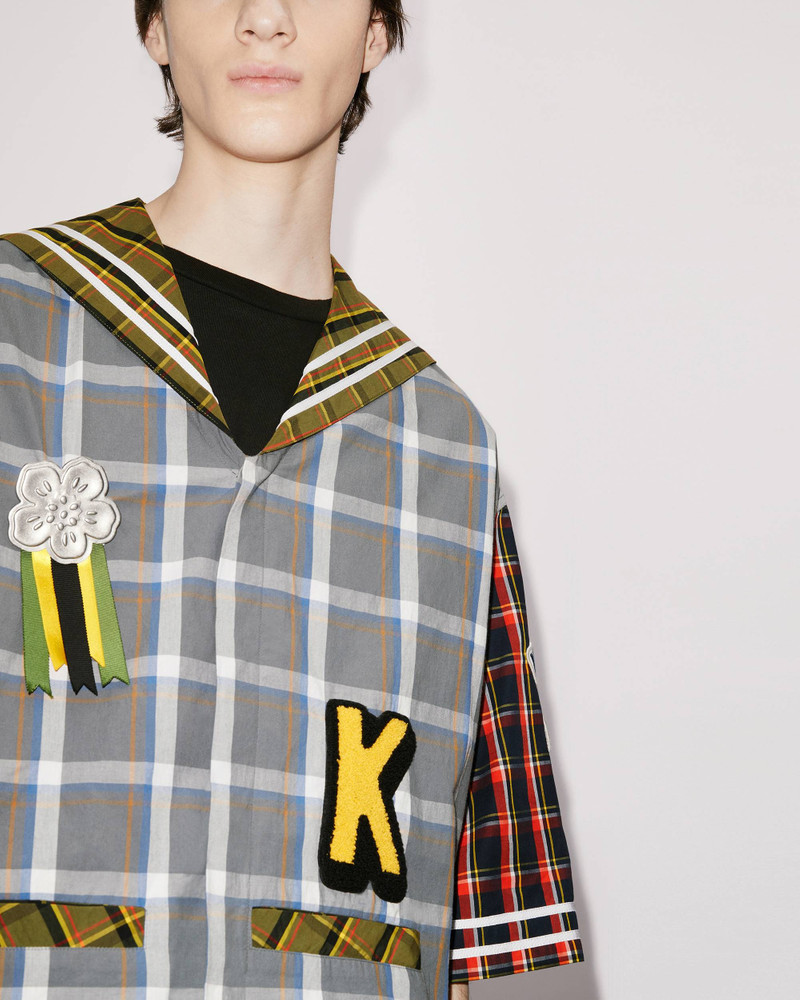 Short checked 'KENZO Sailor' shirt 6