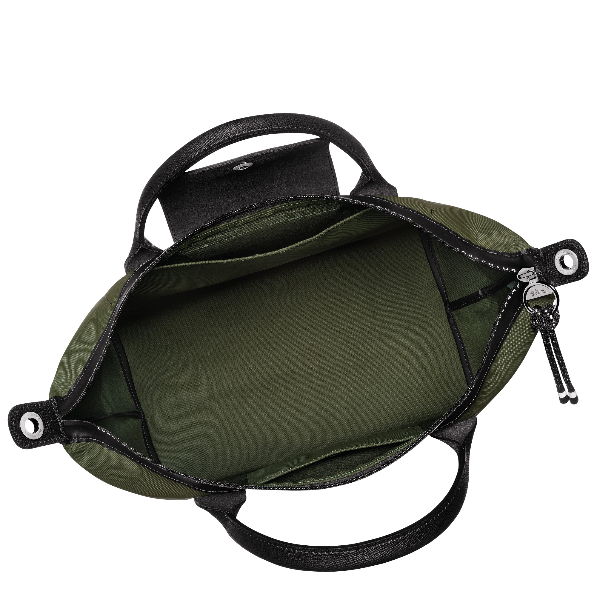 Le Pliage Energy L Handbag Khaki - Recycled canvas - 5