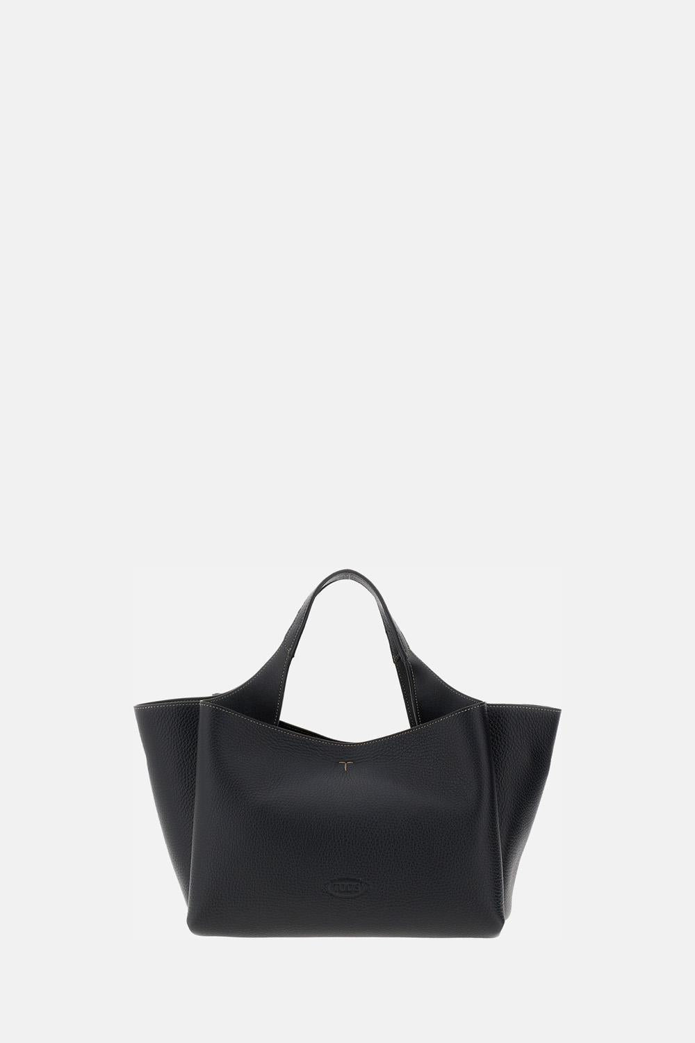 MINI LEATHER TOTE BAG - 1