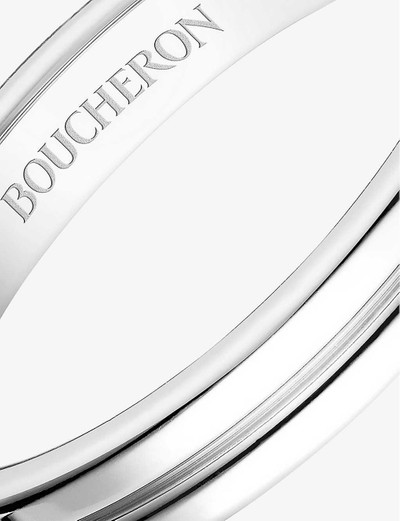 Boucheron Godron platinum ring outlook