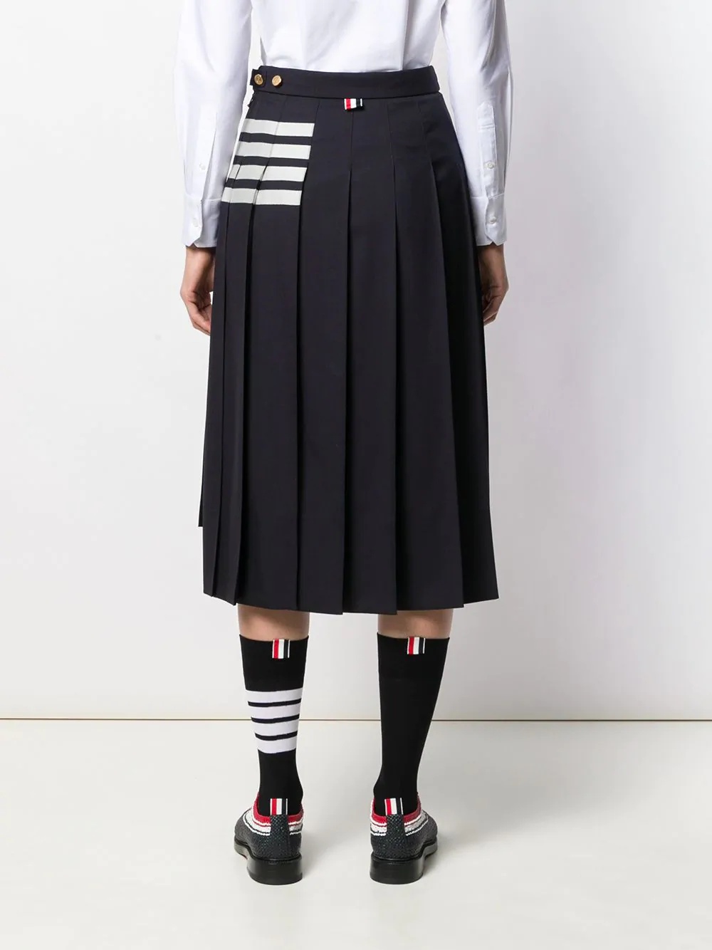4-Bar pleated skirt - 4