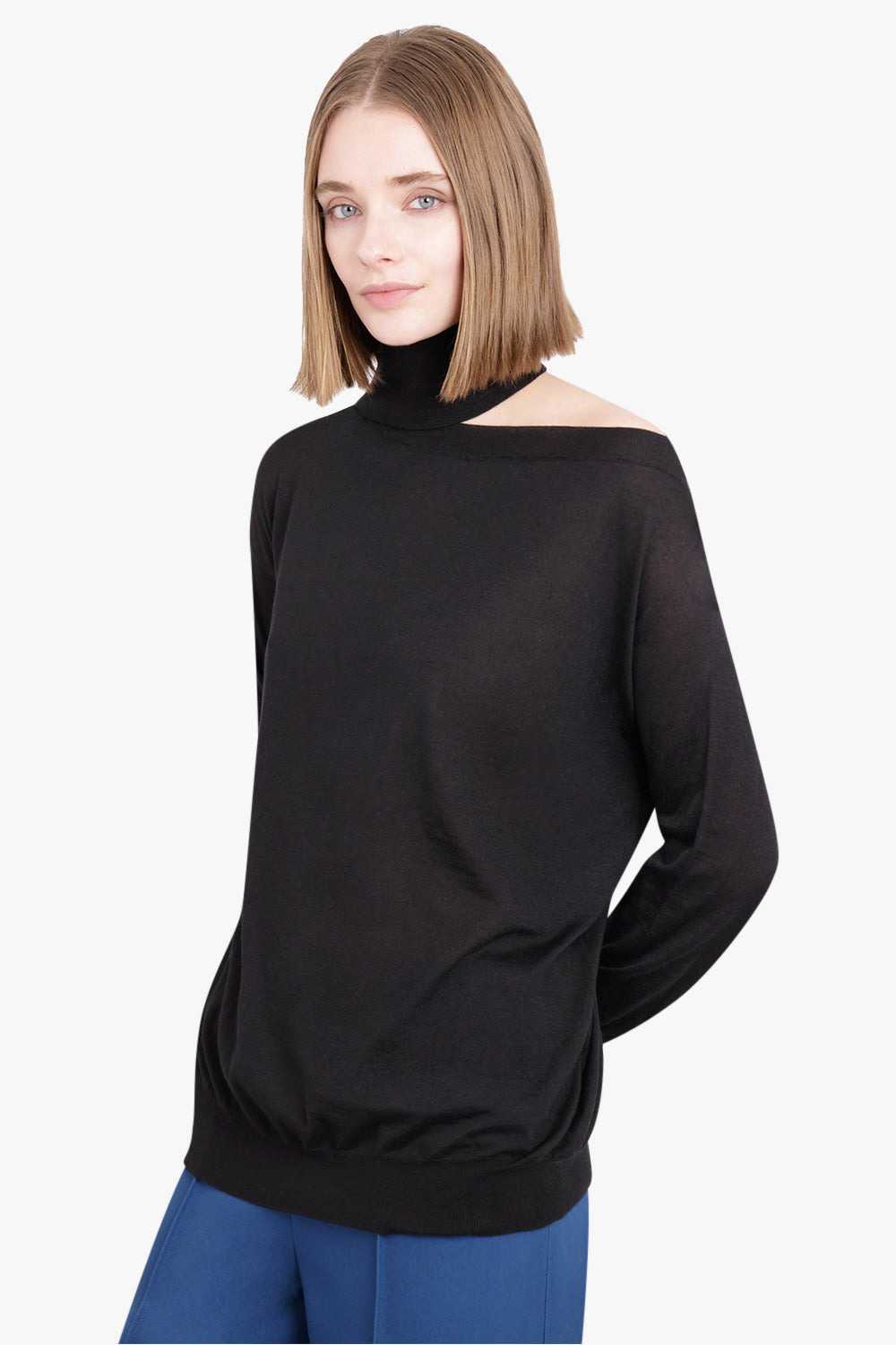 MAGLIA CASHMERE TOP | BLACK - 2