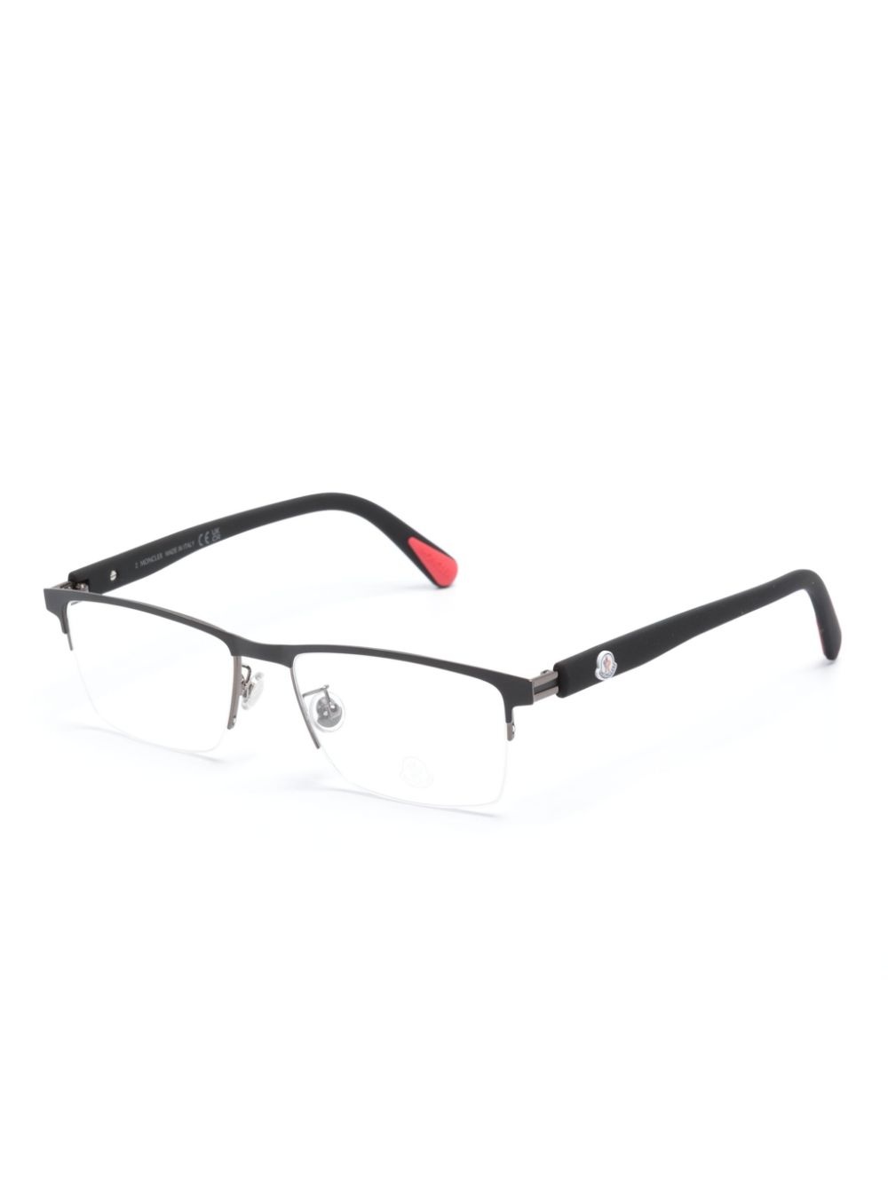 logo-plaque rectangle-frame glasses - 2
