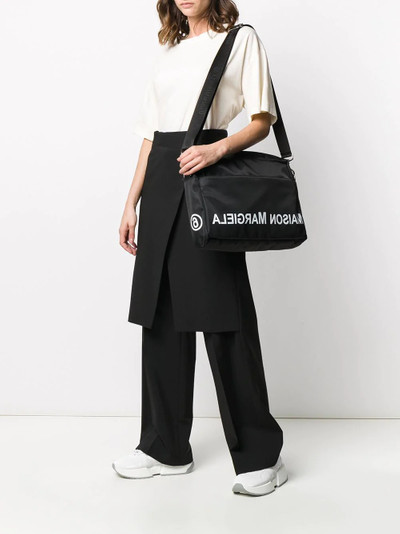 MM6 Maison Margiela reverse logo laptop bag outlook