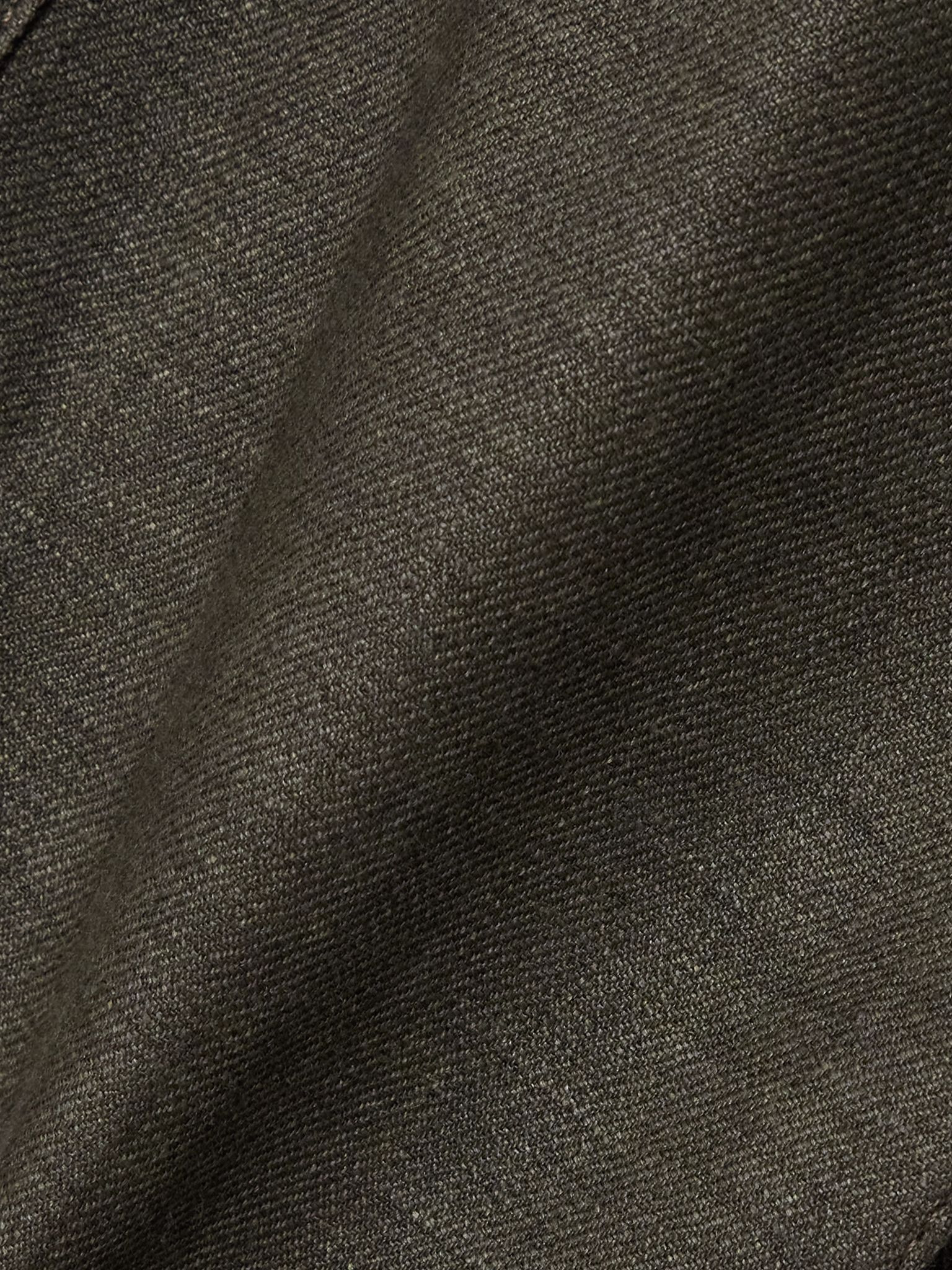 Genny double-breasted linen and wool-blend blazer Dark green - 4