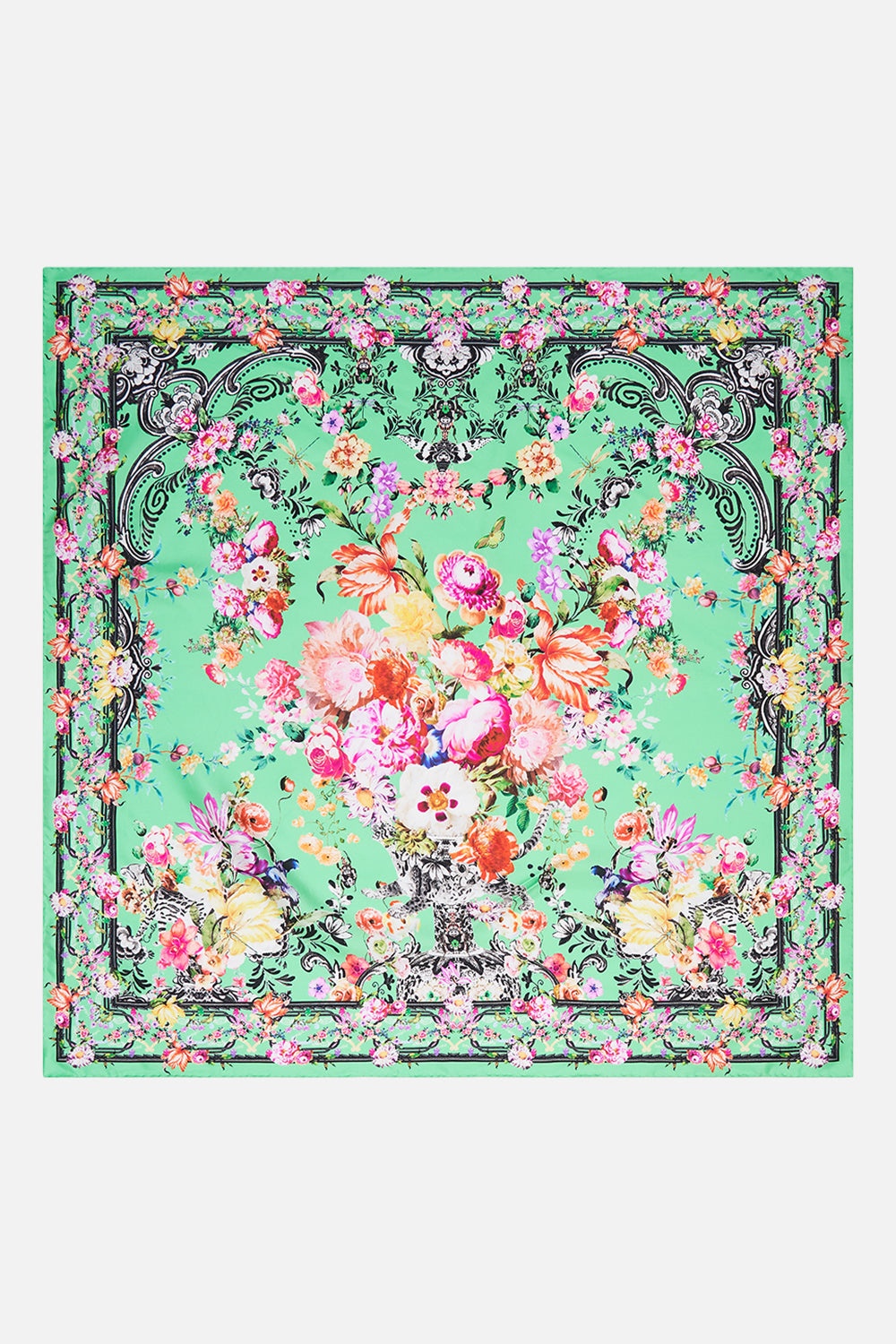 SILK SQUARE SCARF - 2