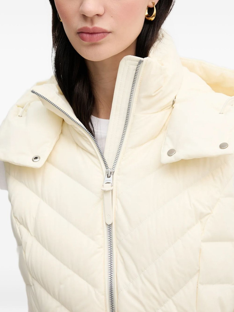 Hoshi quilted hooded gilet 4