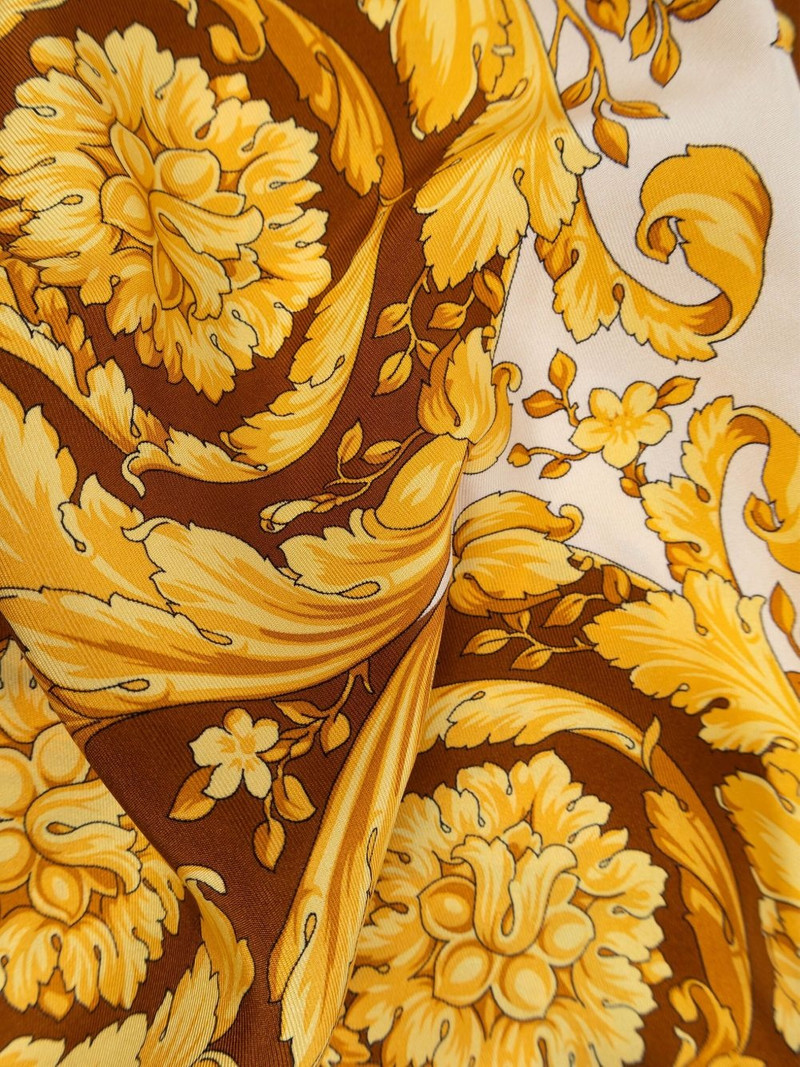 VERSACE printed scarf outlook