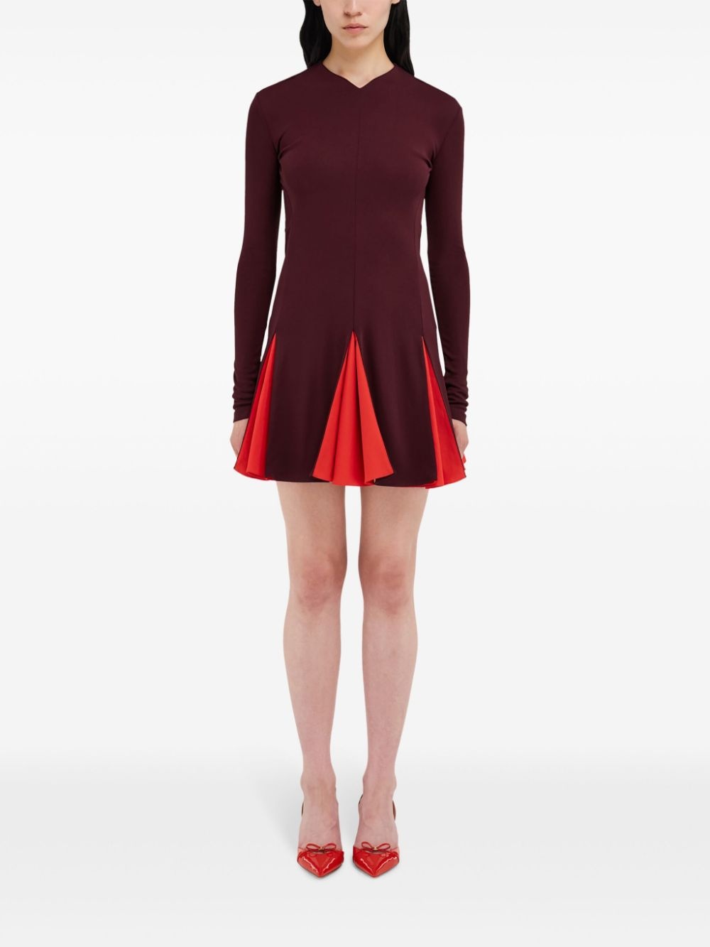 colourblock skater dress - 2