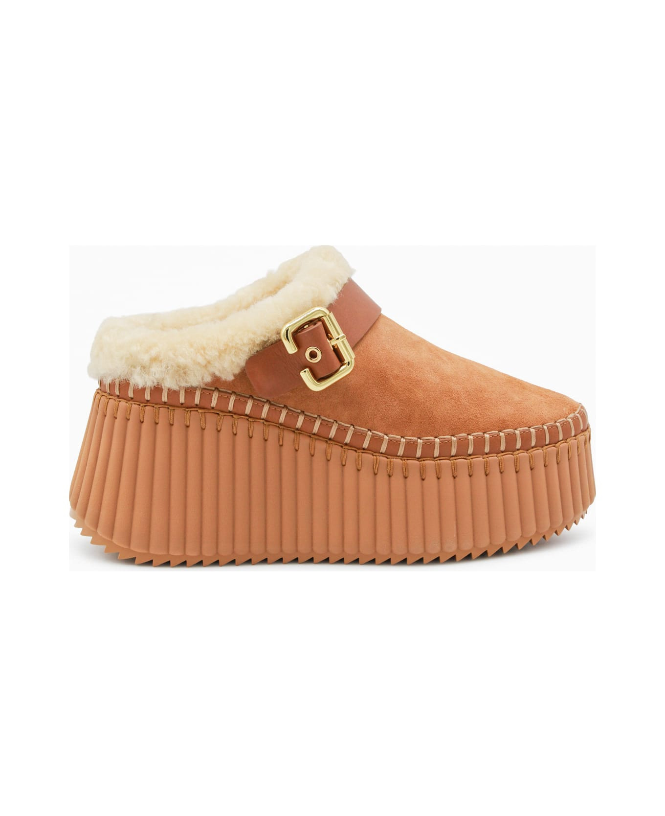 Brown Leather Sandals - 1