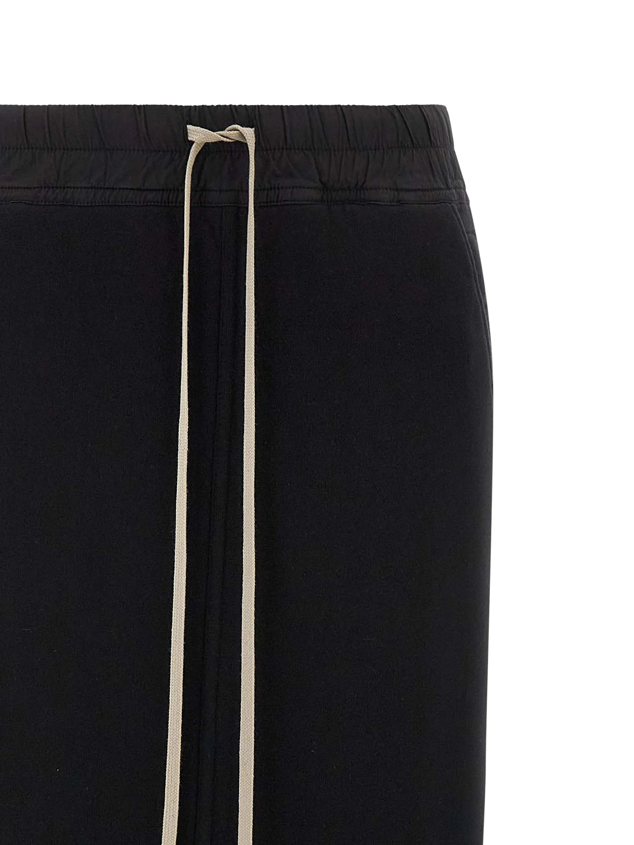 Rick Owens Drkshdw Drawstring Front-split Maxi Skirt - 3