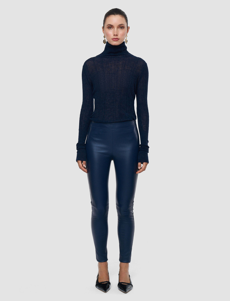 JOSEPH Leather Stretch Leggings outlook