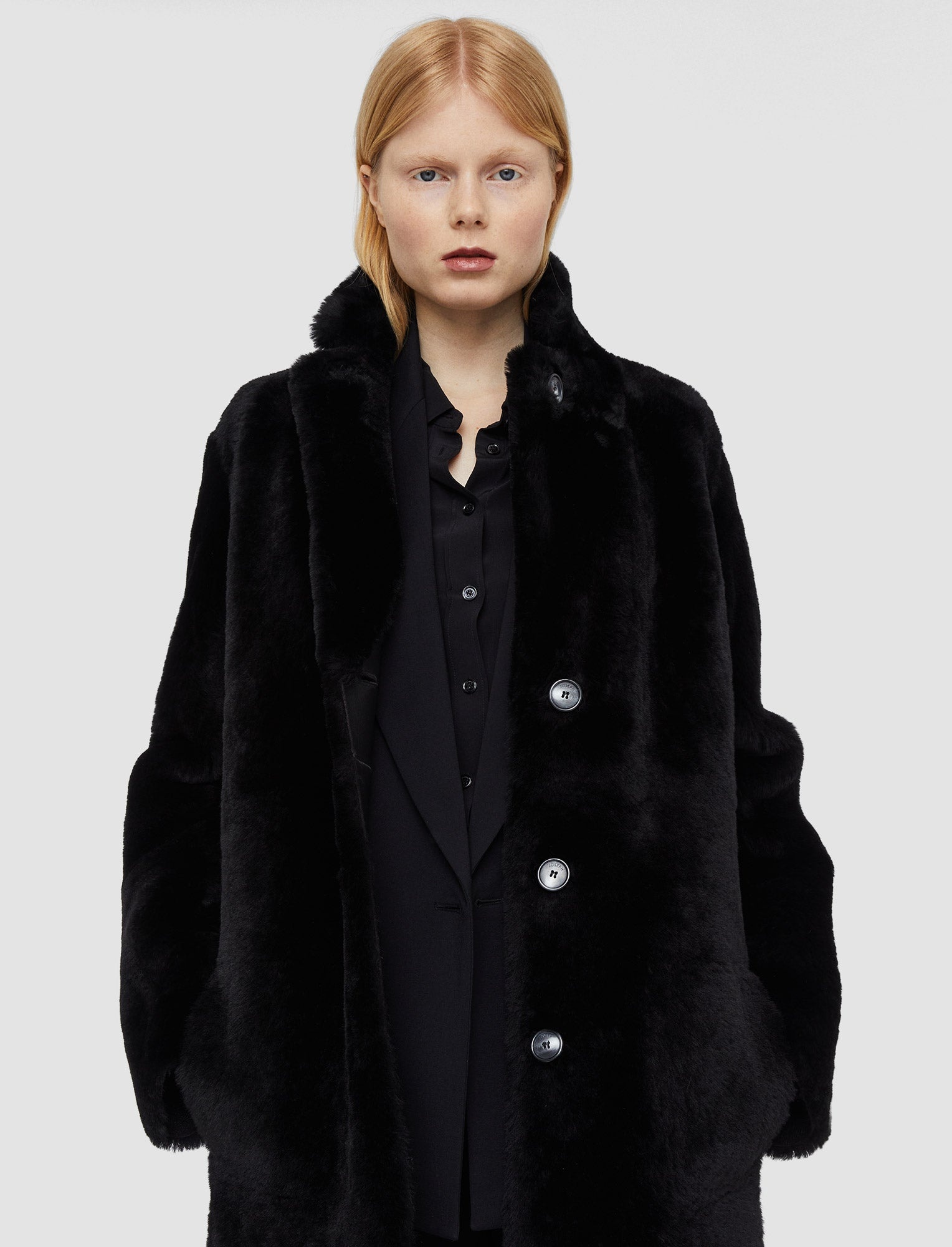 Reversible Shearling Britanny Coat - 5