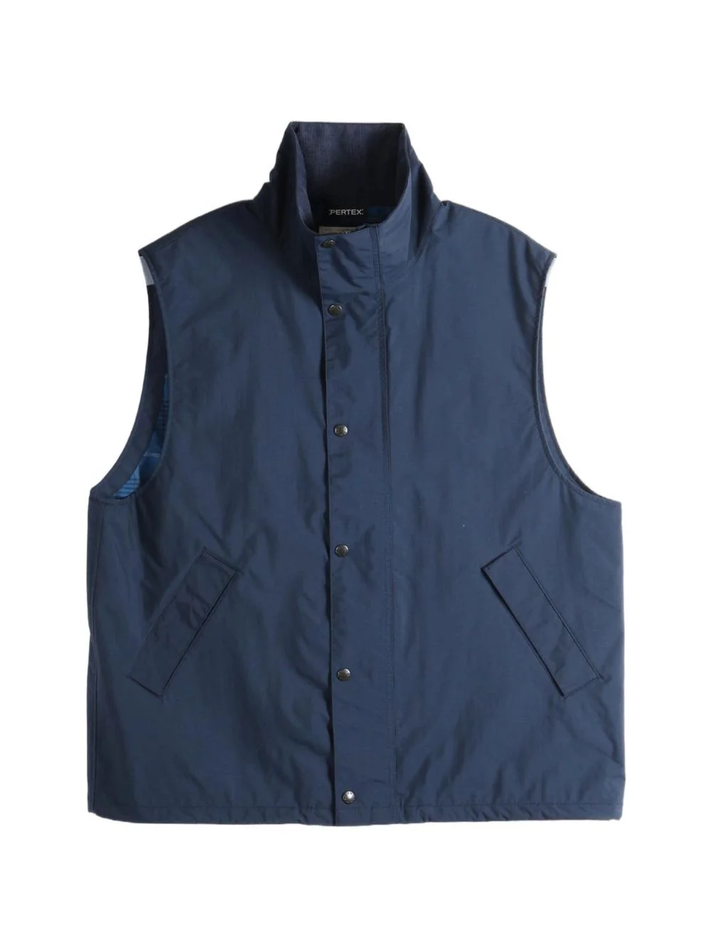 high-neck press-stud gilet - 1
