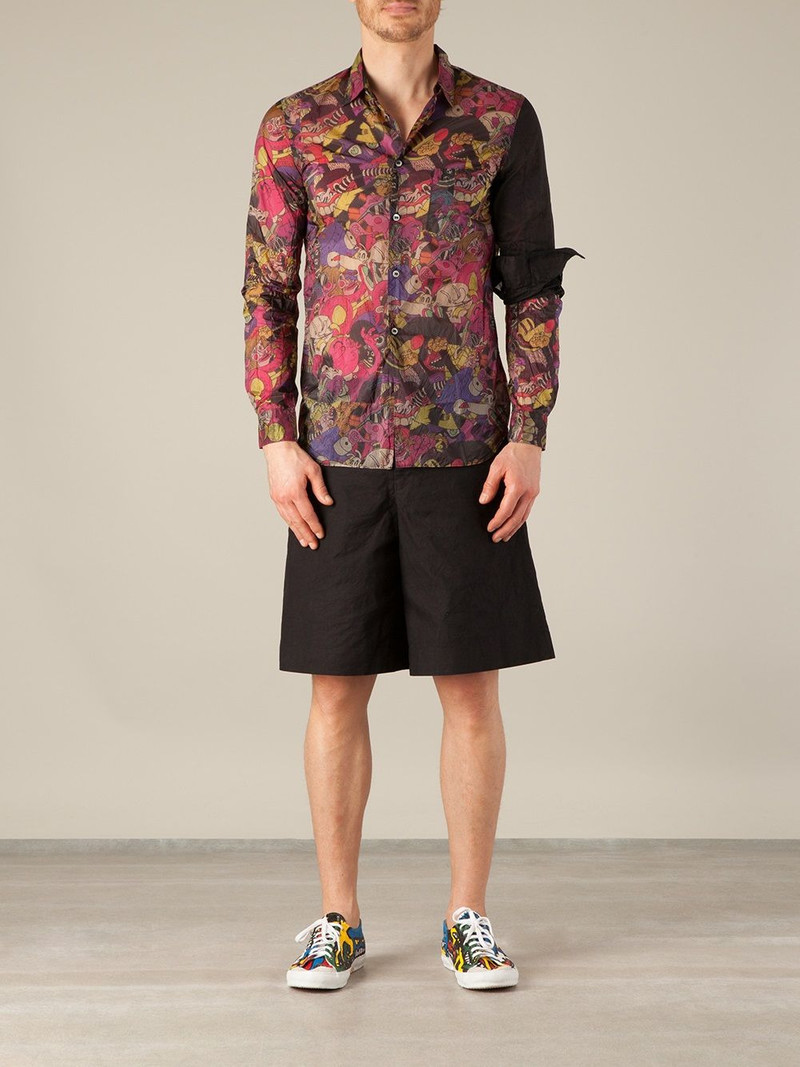 Comme des Garçons Homme Plus baggy shorts outlook