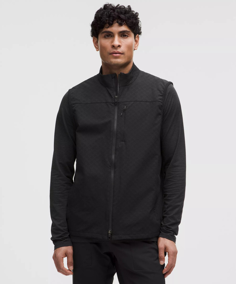 Water-Repellent Fleece Hiking Vest 1