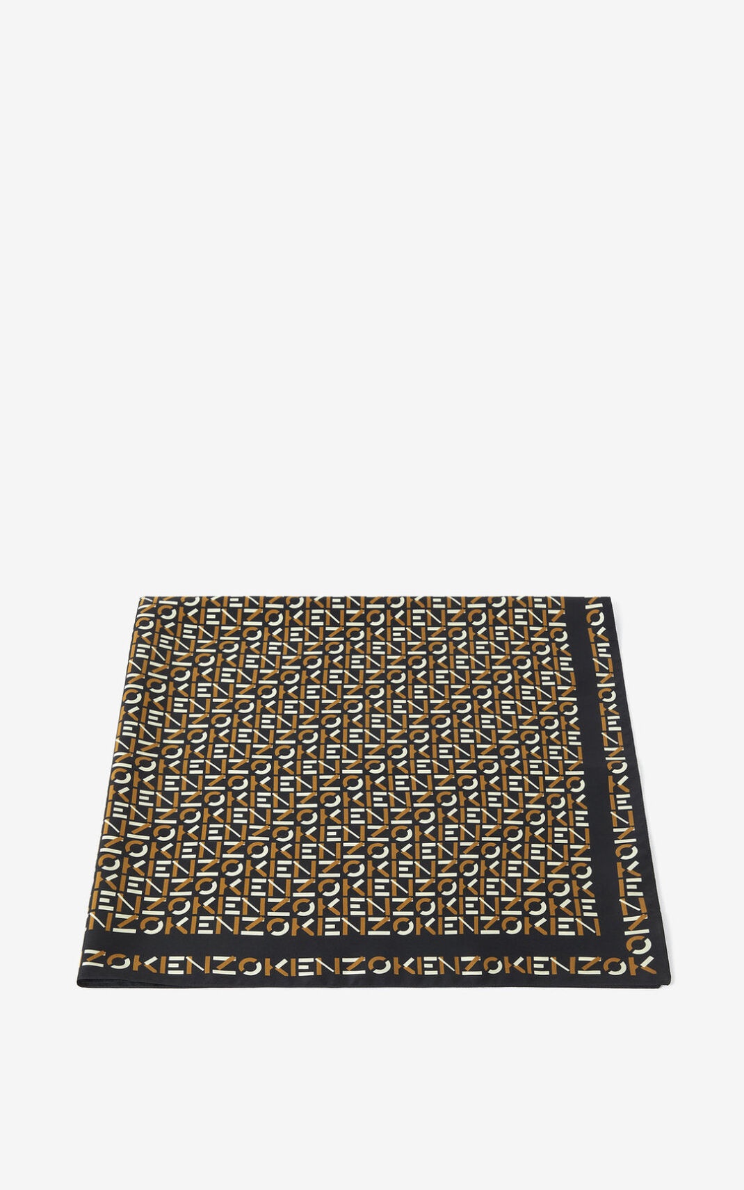 KENZO monogrammed silk square - 2