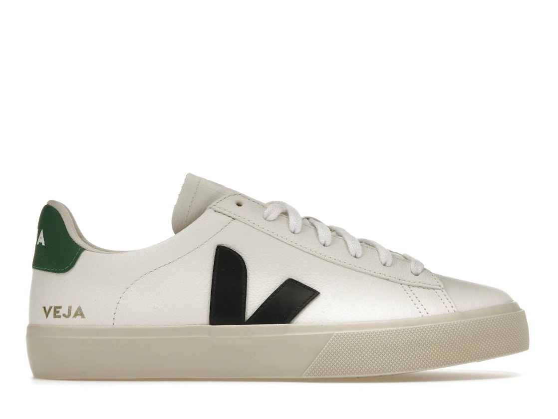 Veja Campo Chromefree Leather White Black Emeraude - 1