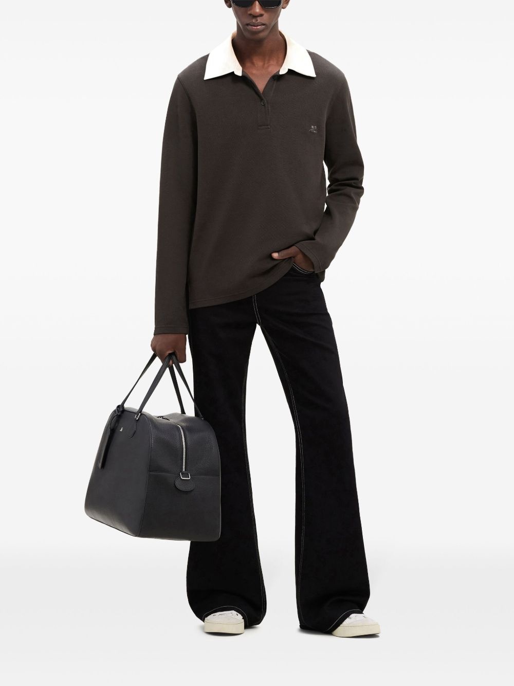 cotton blend polo shirt - 2