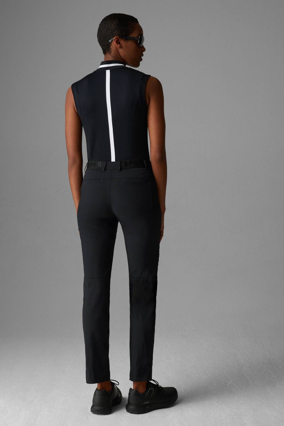 TESJA FUNCTIONAL CHINOS IN BLACK - 3