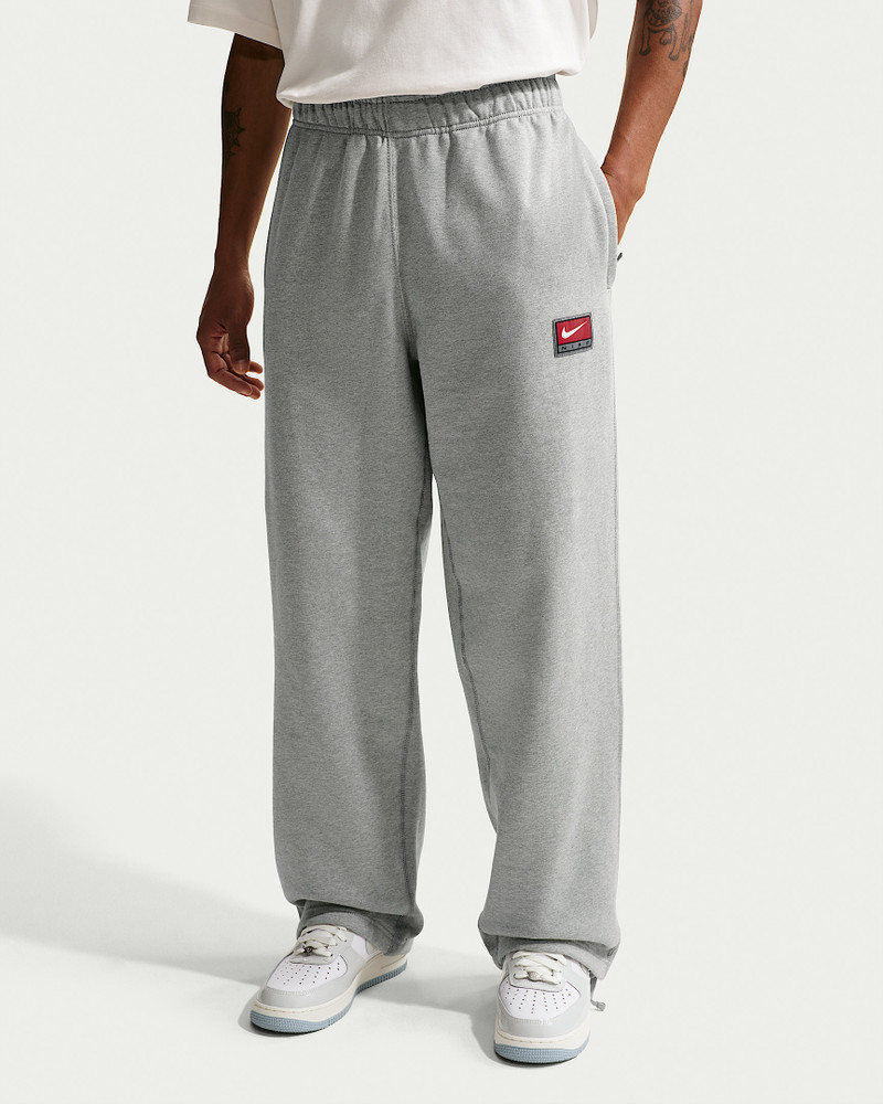 Nike Nike Solo Swoosh Men's Fleece Open-Hem Pants outlook