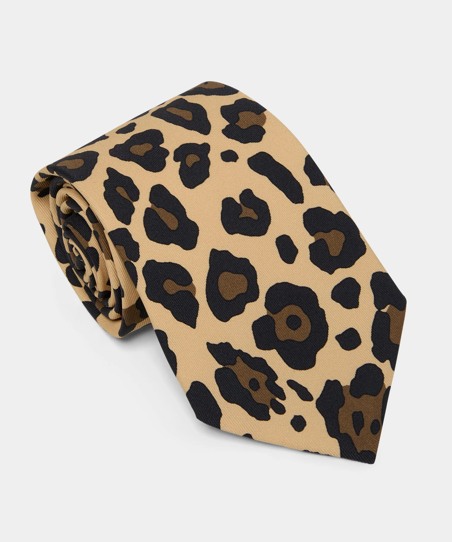 Italian Silk Leopard Tie - 1