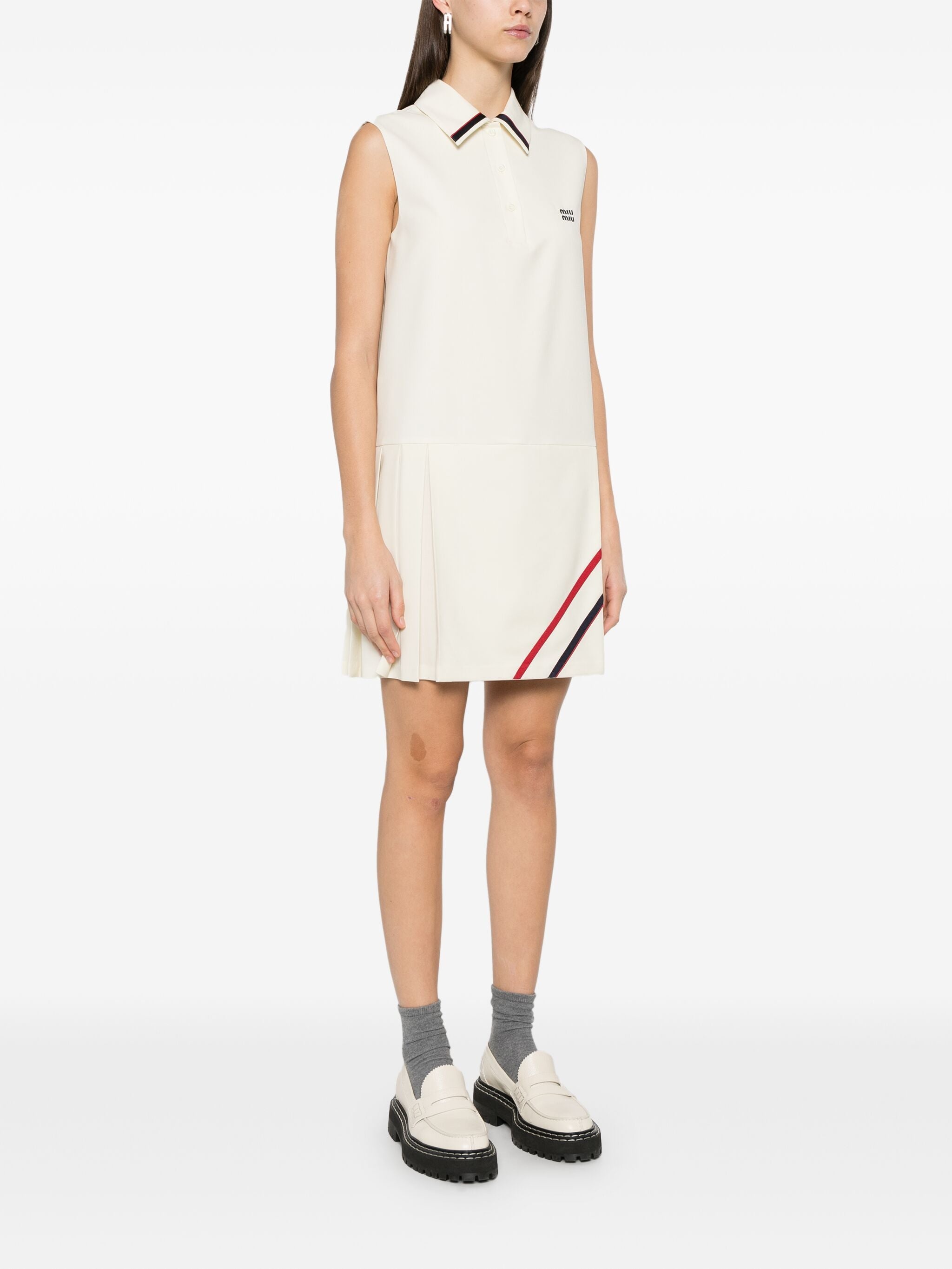 Pleated Shirt Dress - 3