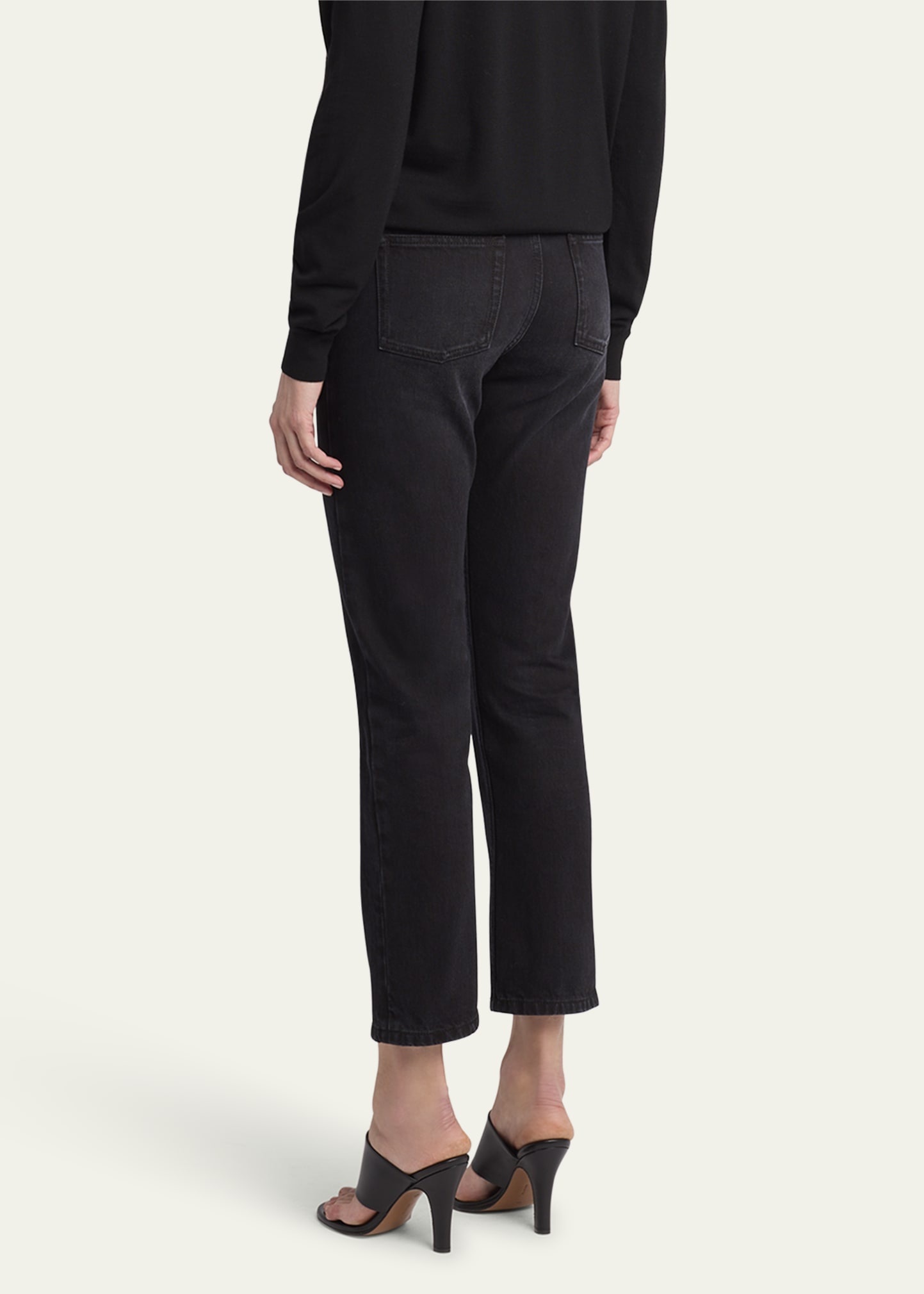 Riaco Mid-Rise Straight-Leg Ankle Jeans - 3