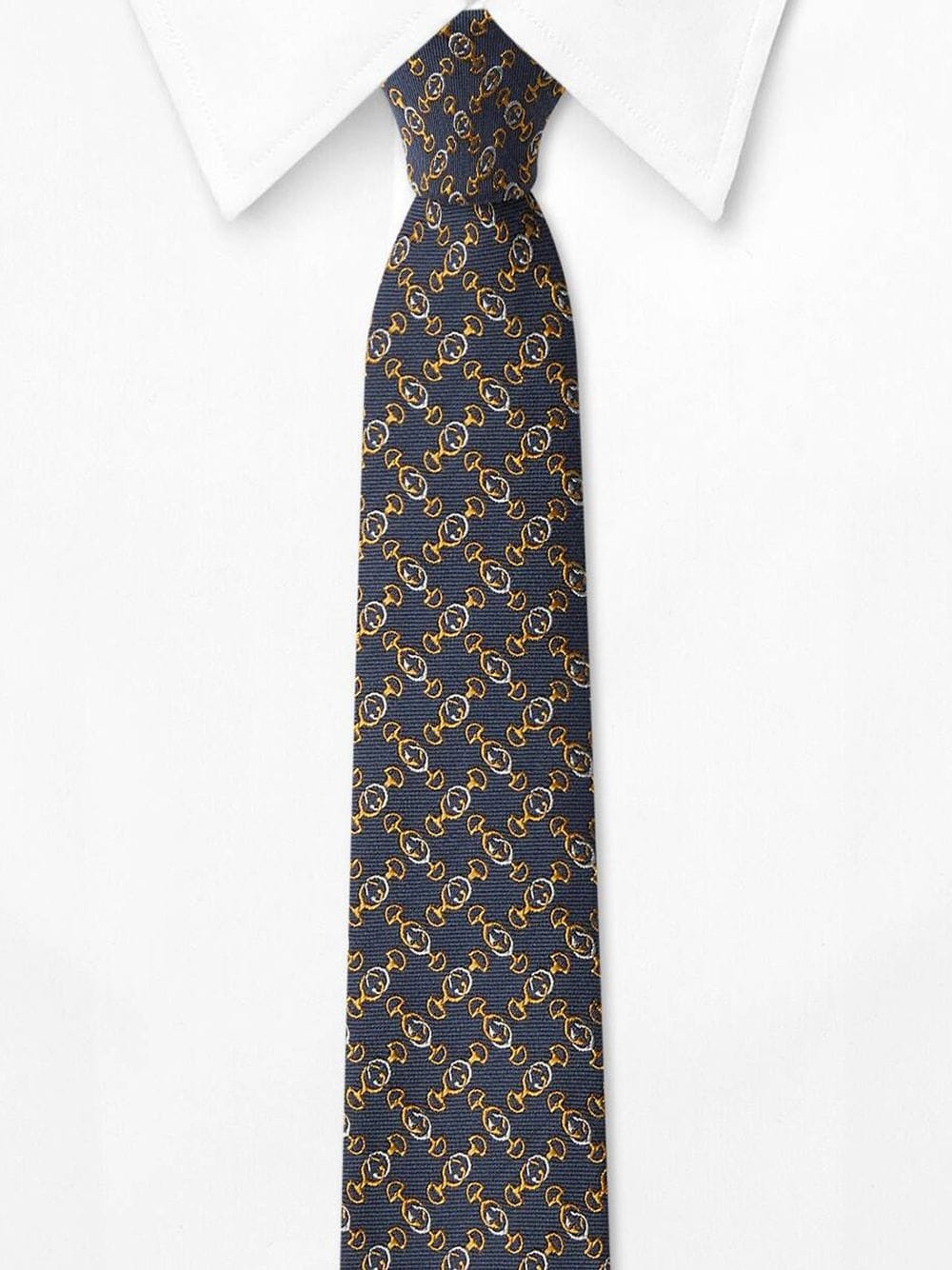 printed GG motif tie - 3