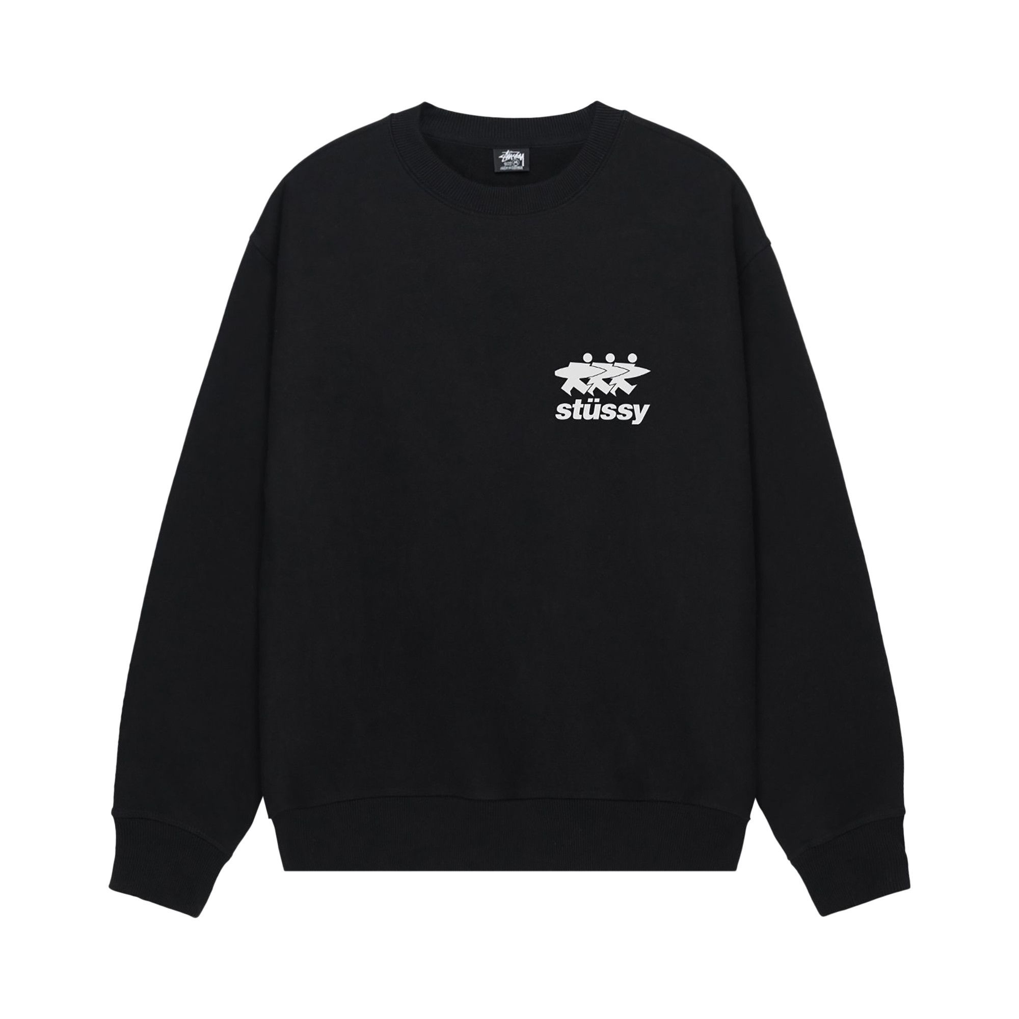 Stussy Surfwalk Crew 'Black' - 1