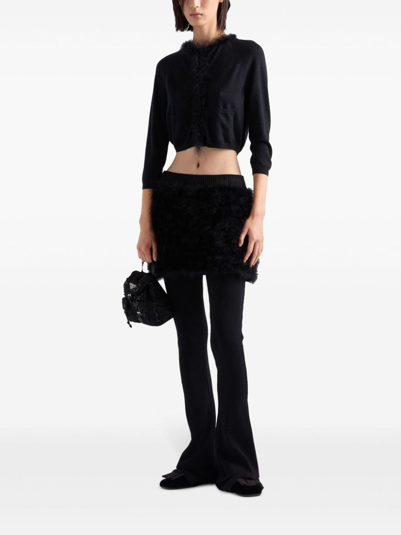 Prada cashmere cardigan outlook