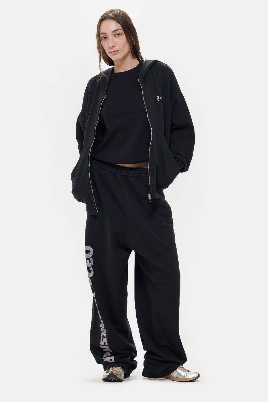 Outlaw Oversized Sweatpant in Faded Black - 2