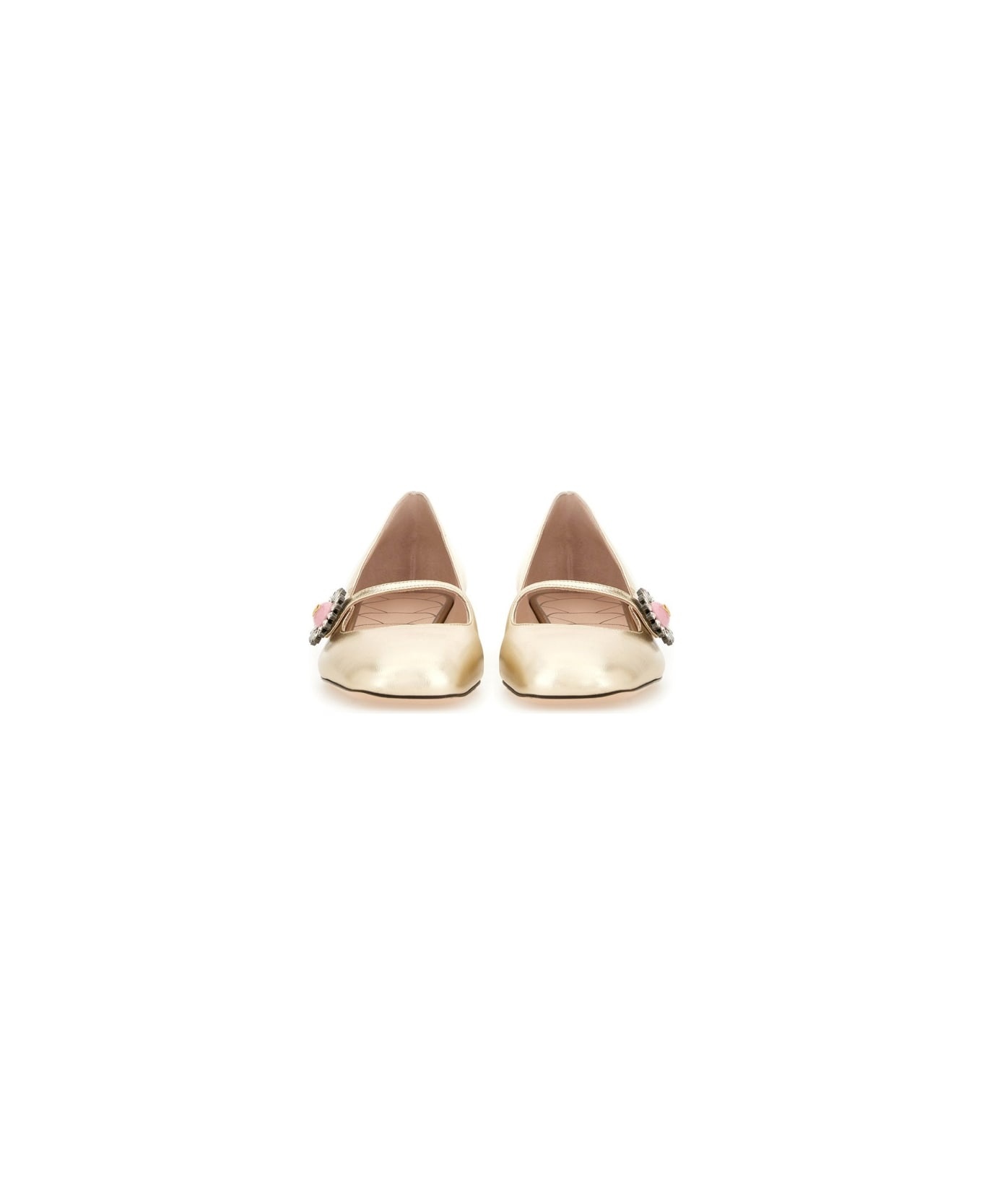 "mary-jane Preshoes" Ballerina In Kidskin - 5