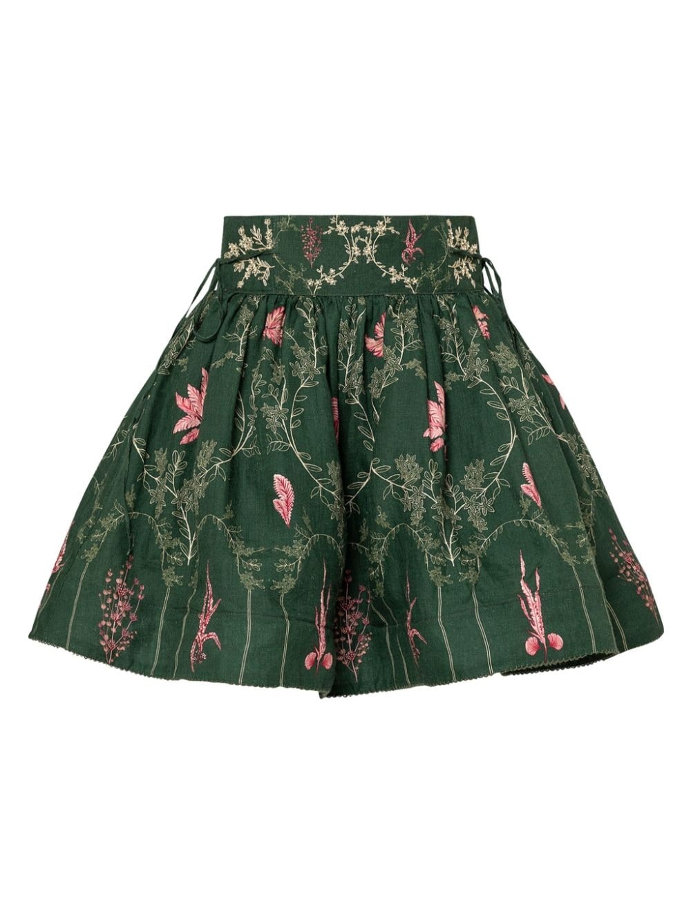 Nori Encaje floral-embroidered skirt - 6