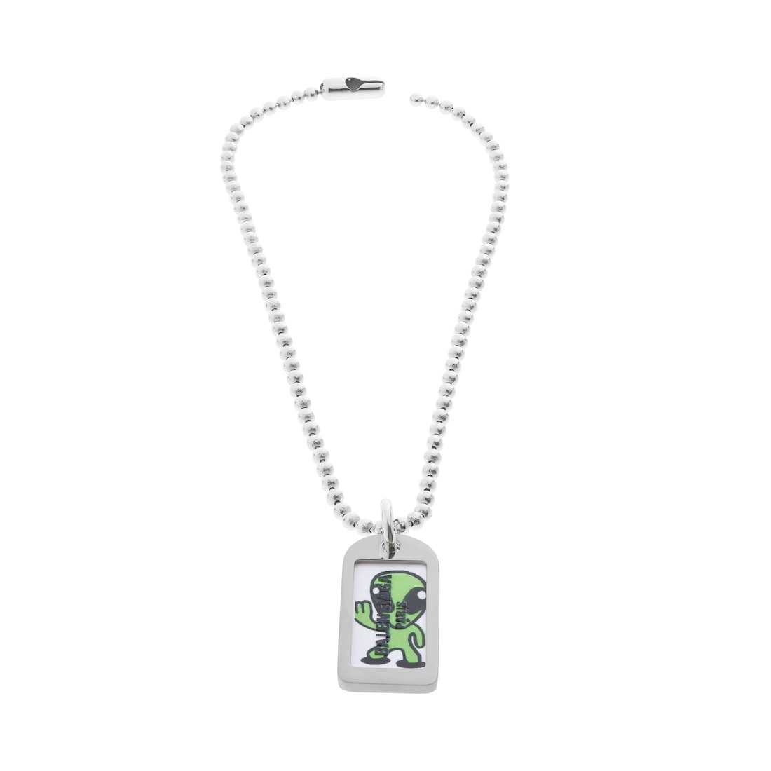 Darling Hi There Necklace  in Silver/green - 2