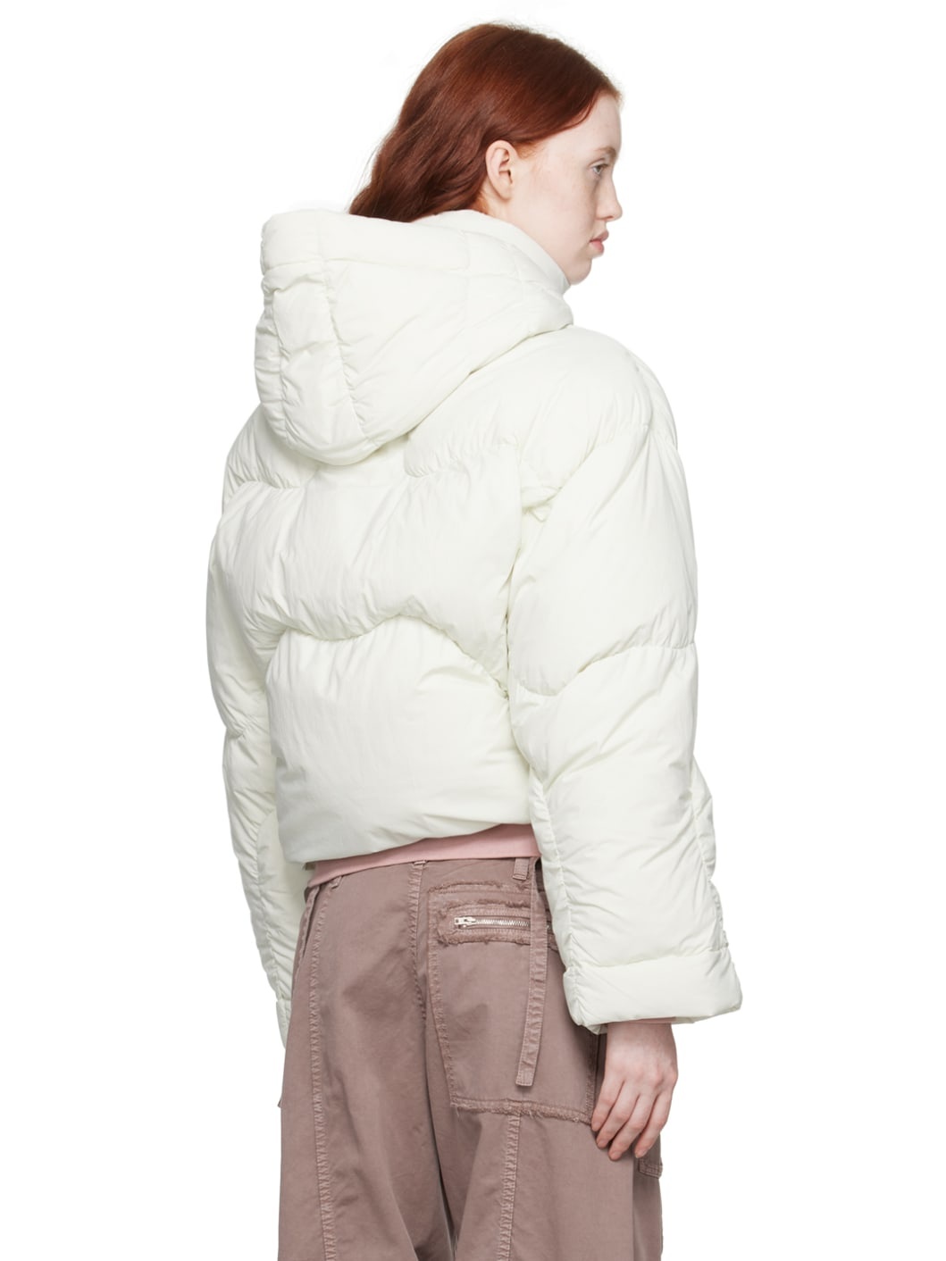 Off-White Hooded Down Jacket - 3