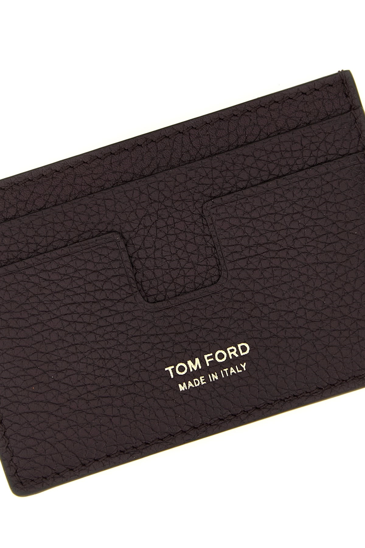 Logo leather cardholder - 3