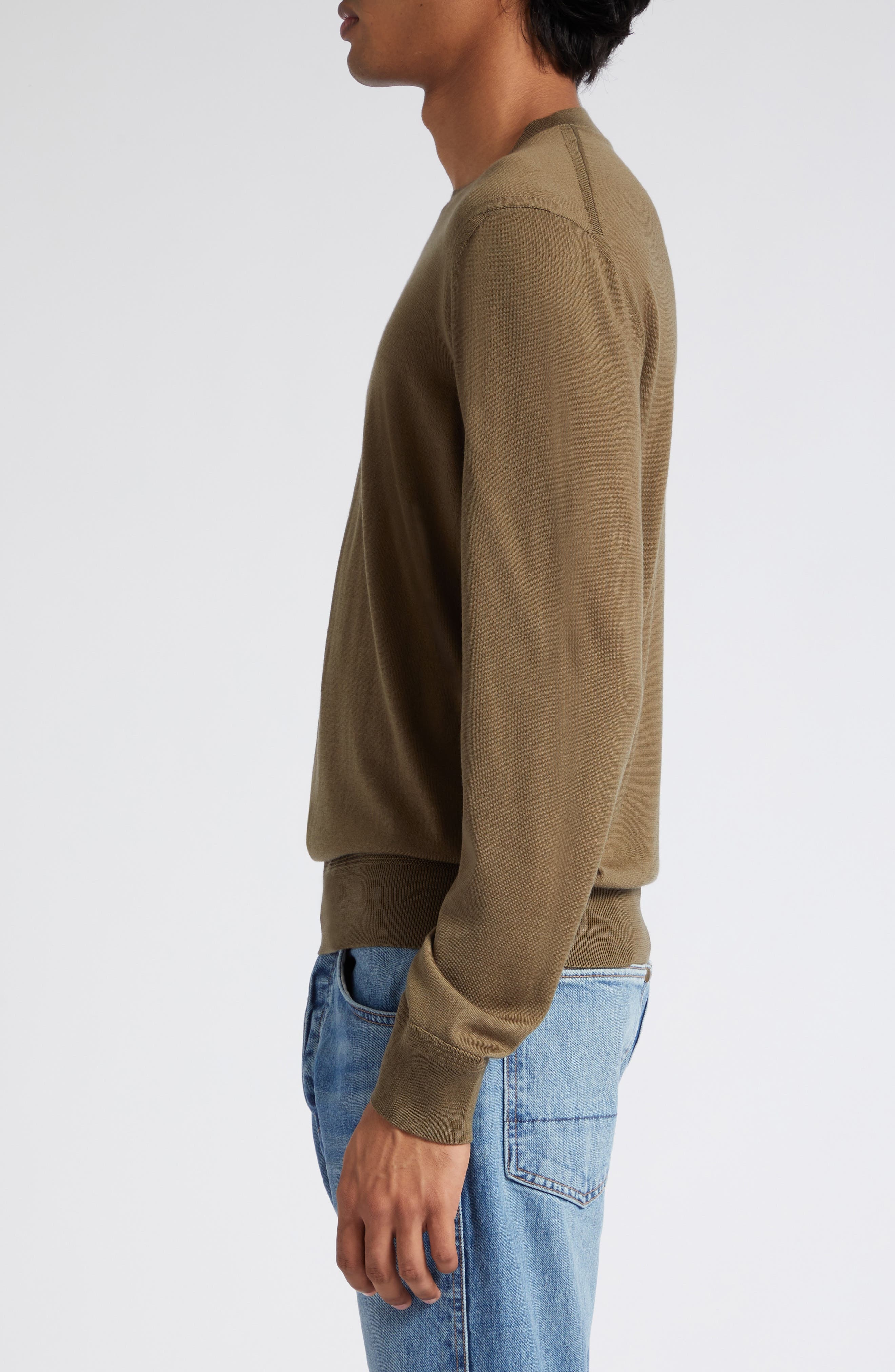 Fine Gauge Merino Wool Sweater - 3