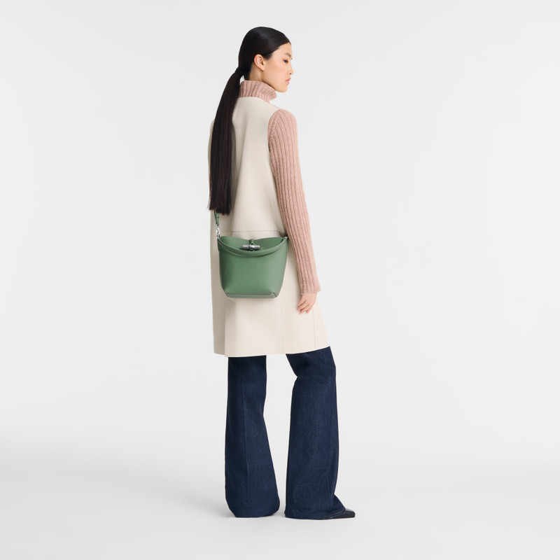 Longchamp Le Roseau XS Bucket bag Oregano - Leather outlook