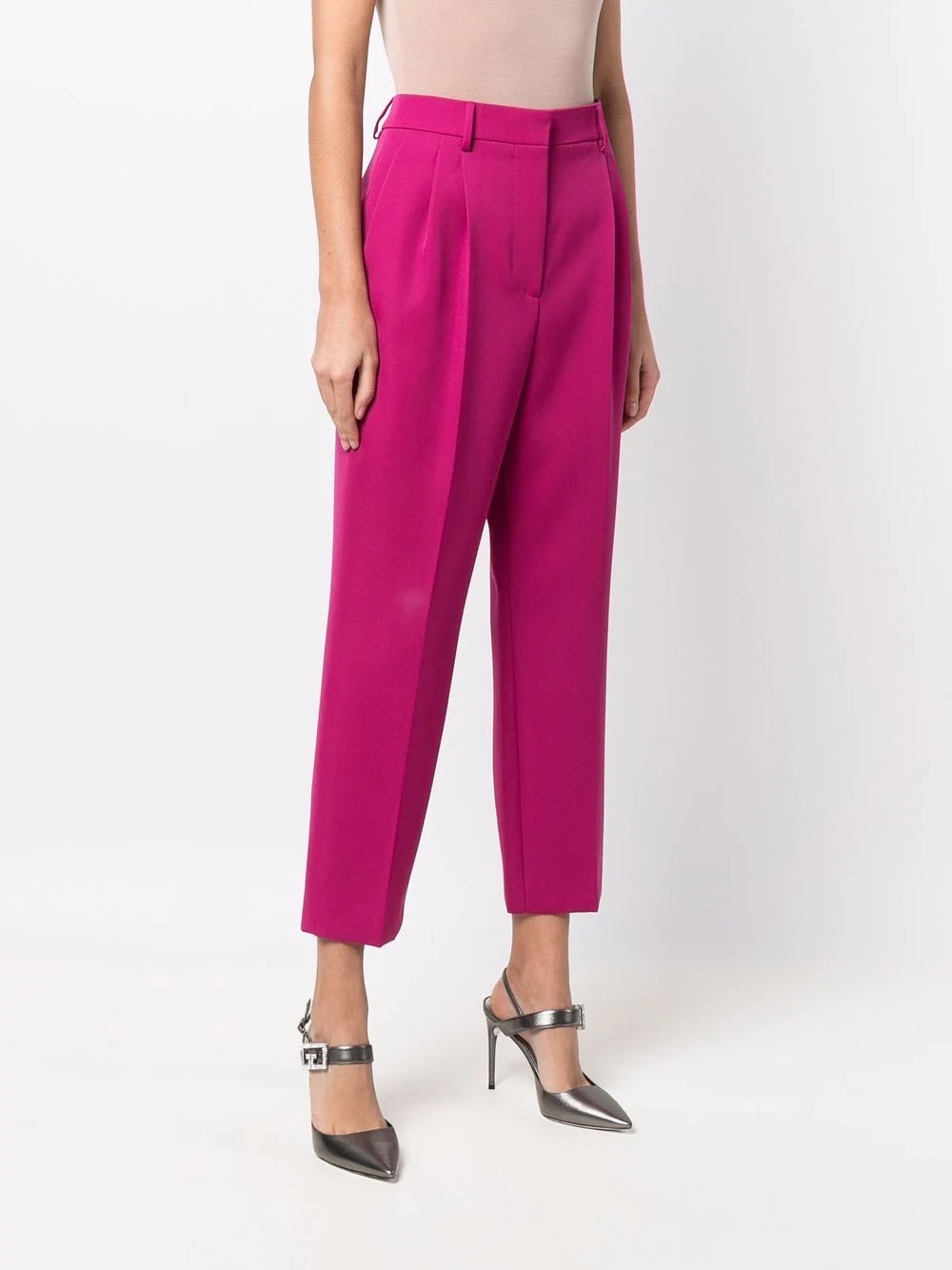 straight-leg palazzo trousers - 3