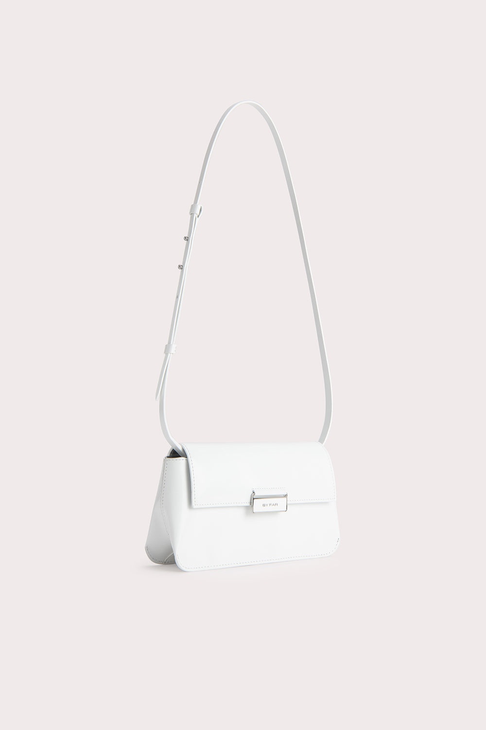 TILDA POCHETTE WHITE SEMI PATENT LEATHER - 2