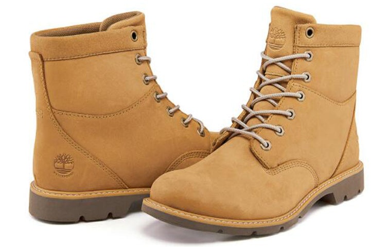 (WMNS) Timberland Euro Hiker 6 Inch Waterproof Hiking Wide-Fit Shoes 'Wheat' A2D6TW - 4